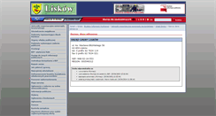 Desktop Screenshot of bip.liskow.pl