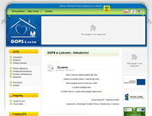 Tablet Screenshot of gops.liskow.pl